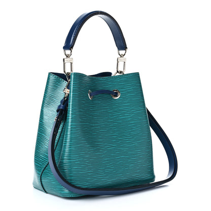 Louis Vuitton Epi Neonoe BB Emerald Green Indigo 3 of 9