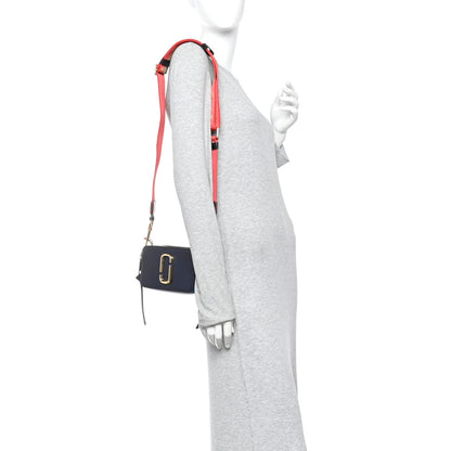 Marc Jacobs Saffiano Small Snapshot Camera Bag Navy Multicolor 2 of 16