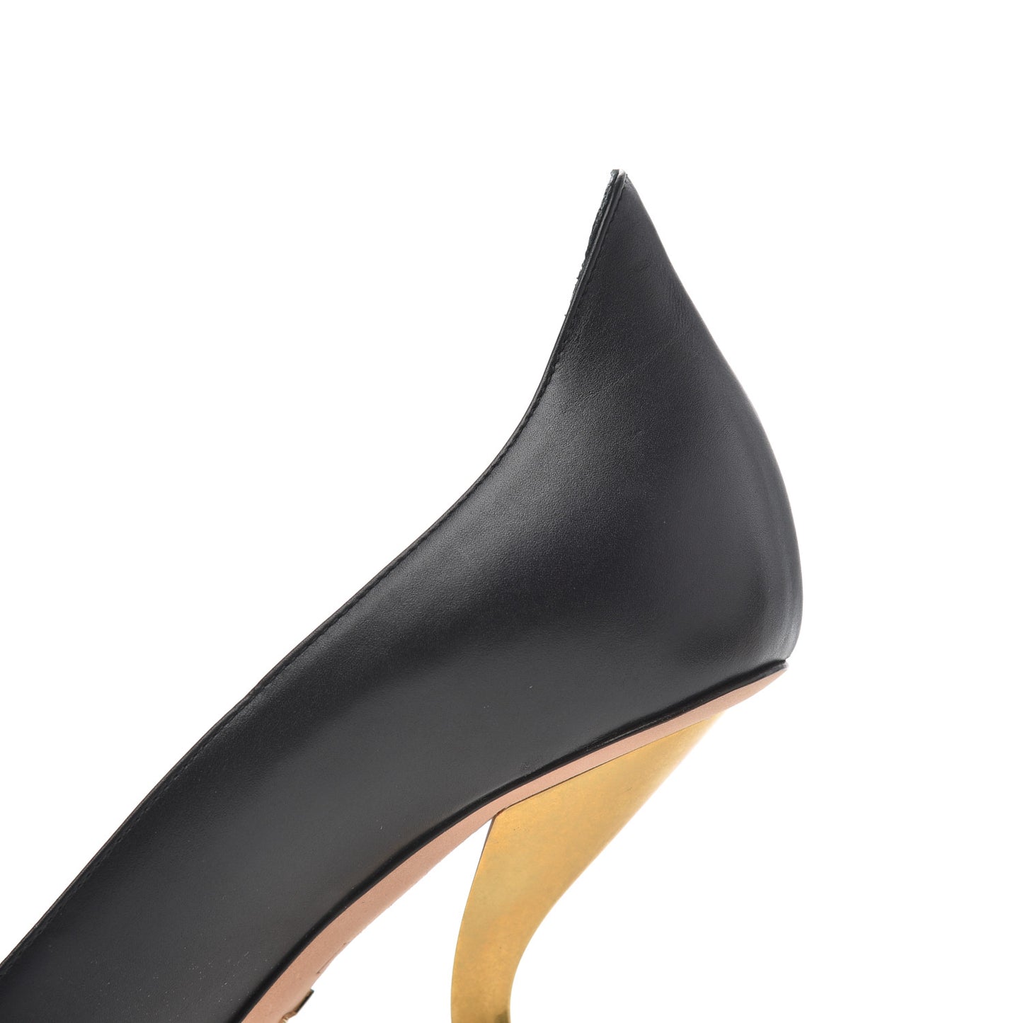 Calfskin D-Sculpture Pumps 36 Black