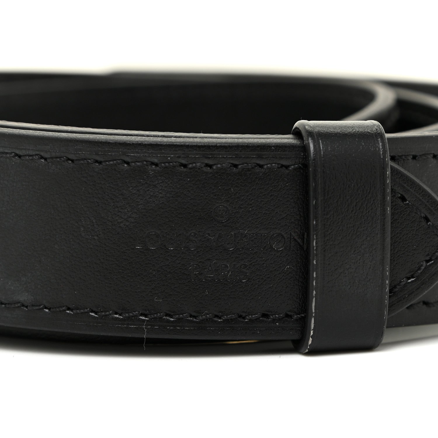 Louis Vuitton Calfskin Odeon PM Adjustable Shoulder Strap Black 3 of 5