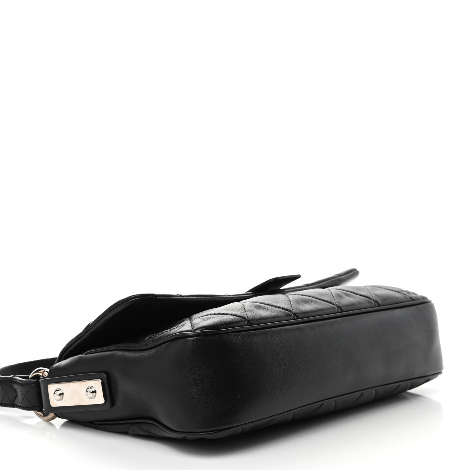 Chanel Lambskin Quilted Shoulder Bag Black 3 of 4