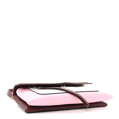 Givenchy Calfskin Duetto Crossbody Bag Burgundy Pink 7 of 17