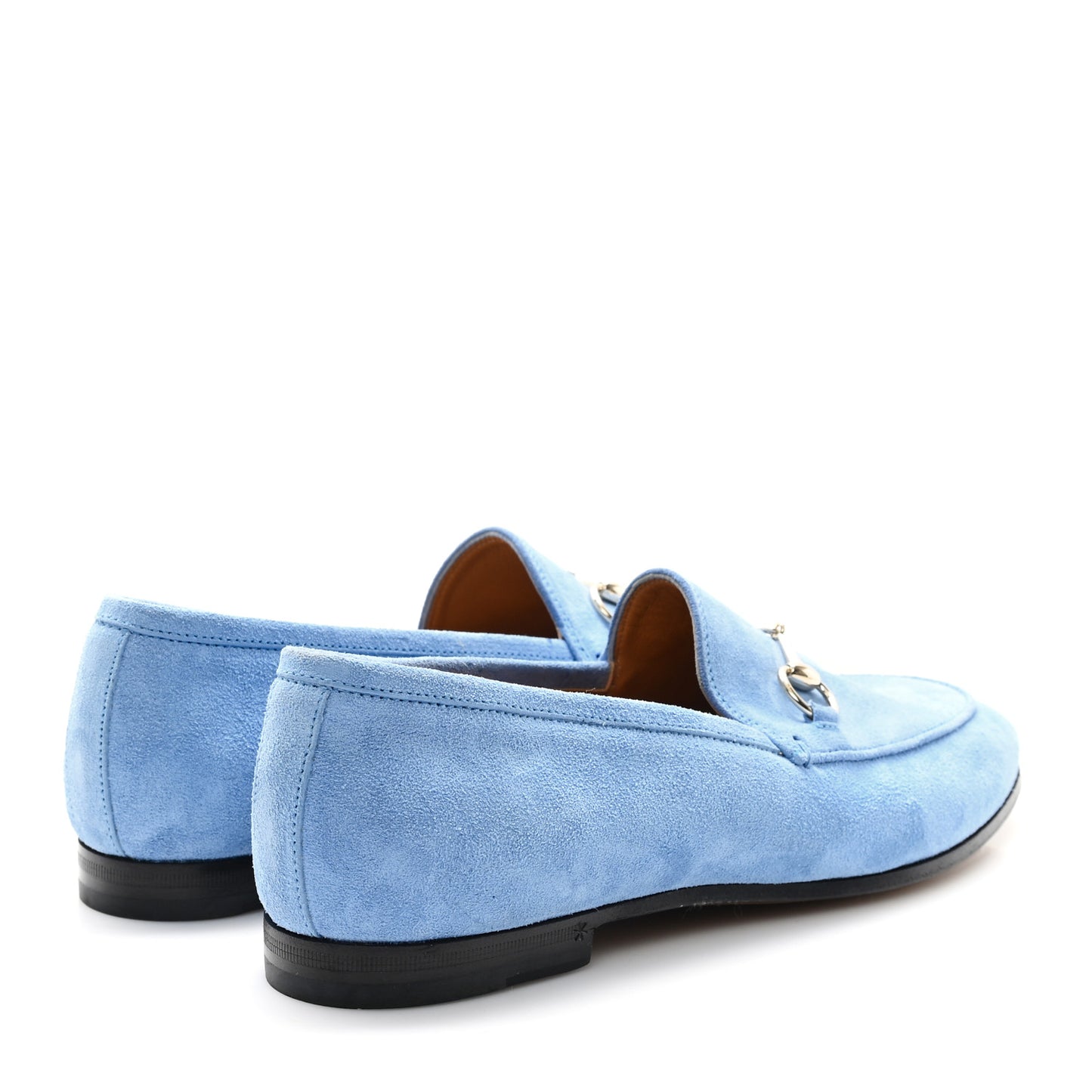 Suede Horsebit Womens Jordaan Loafers  38.5 Glacial Blue