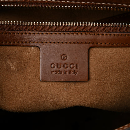Gucci GG Supreme Monogram Medium Boston Beige Cuir 6 of 10