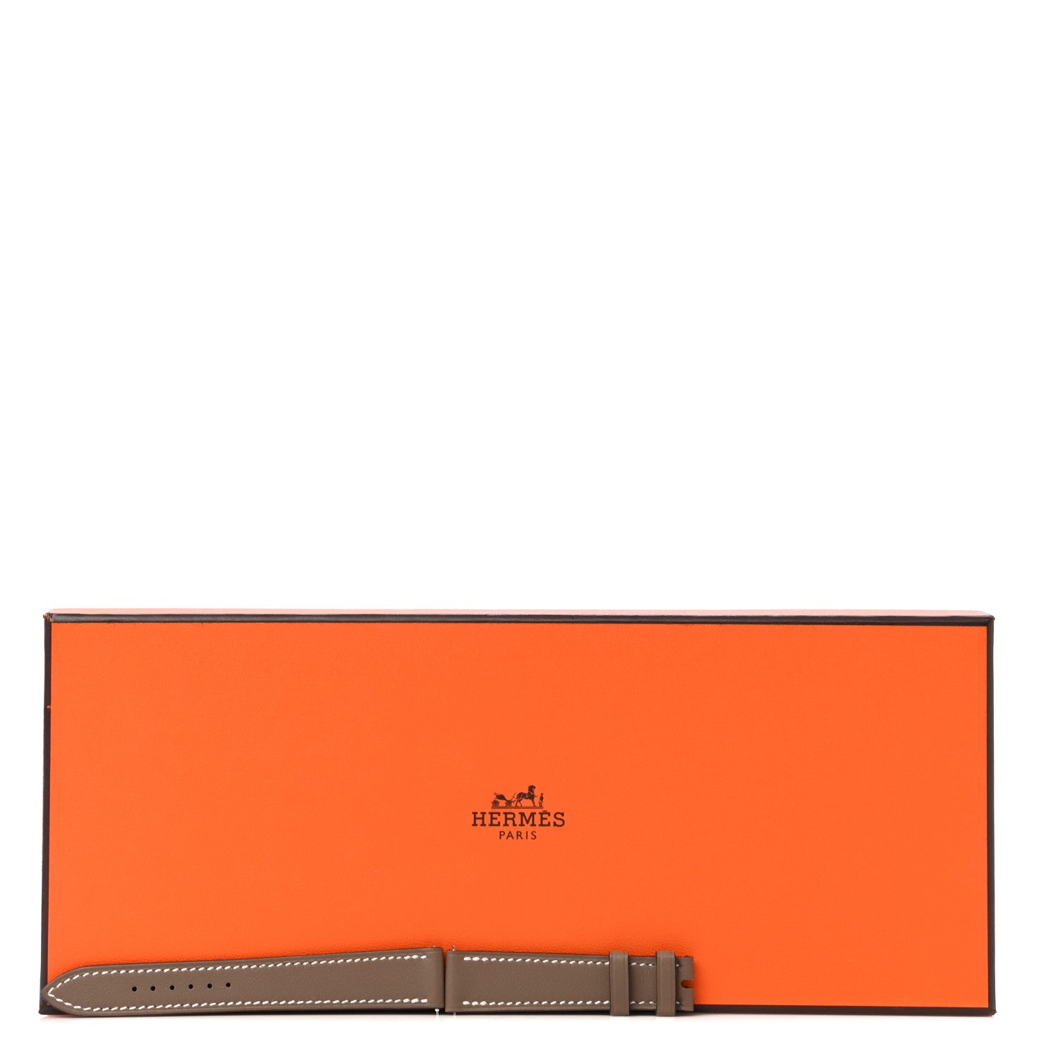 Hermes Swift Heure H Watch PM Strap Etoupe 5 of 5