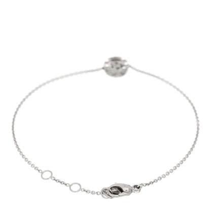 Chanel 18K White Gold Diamond Coco Bracelet 2 of 4