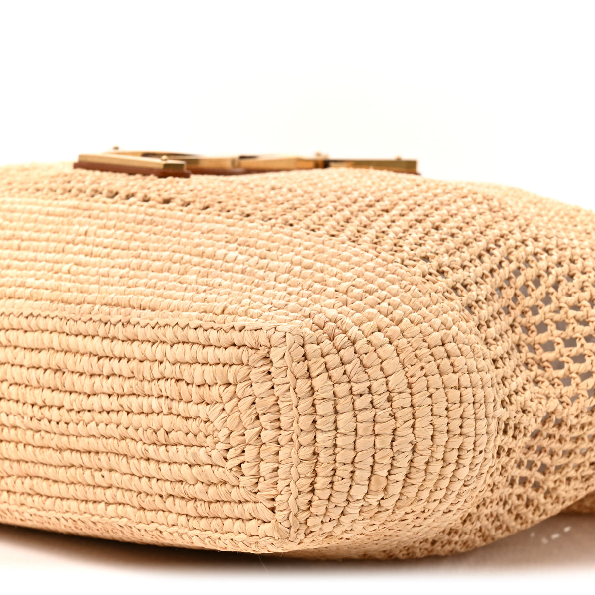 Saint Laurent Raffia Icare Shopping Tote Natural 11 of 12