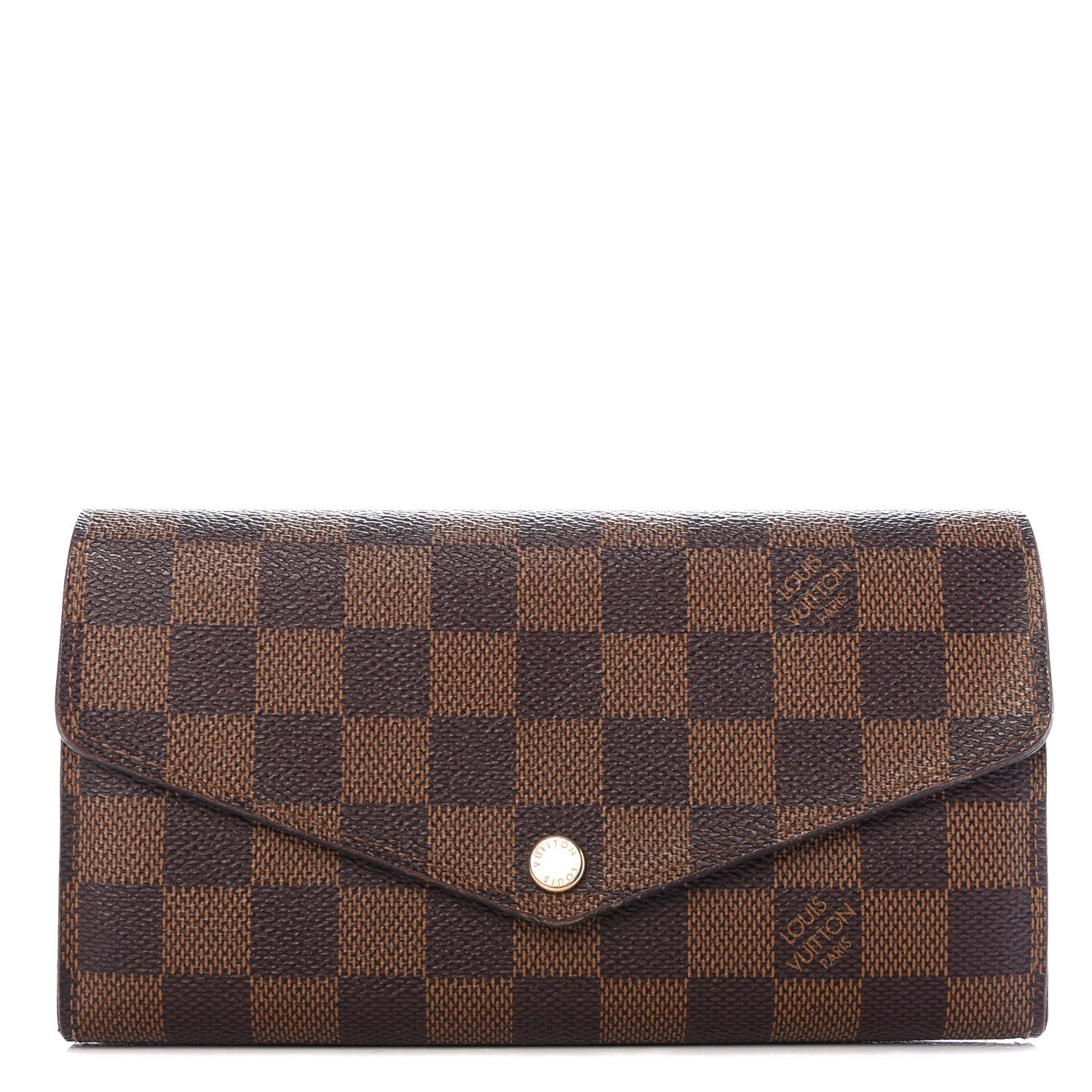 Louis Vuitton Damier Ebene Sarah Wallet NM 1 of 7