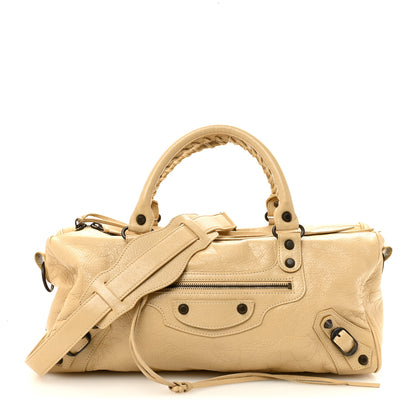 Balenciaga Agneau Classic Hardware Maxi Twiggy Beige Sahara 1 of 10