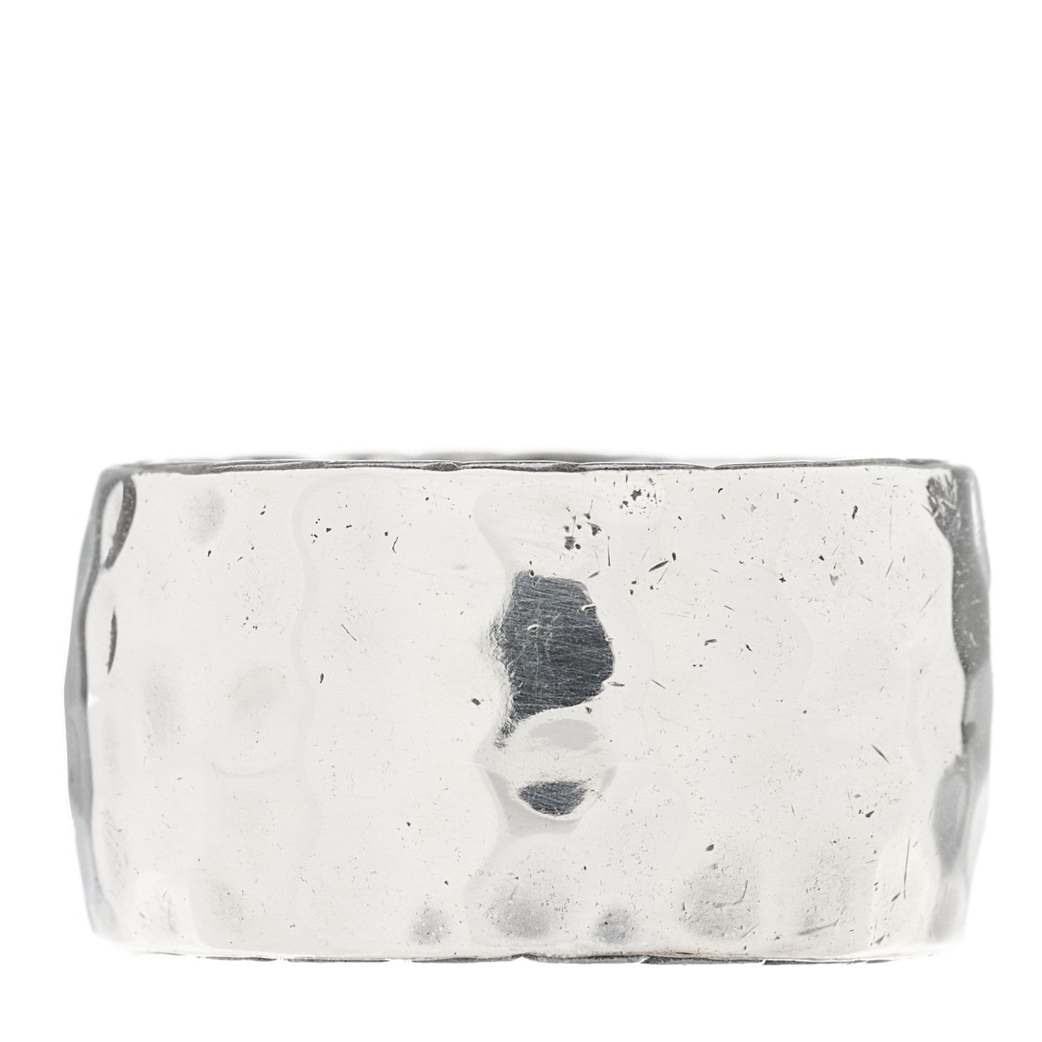 John Hardy Sterling Silver Palu Hammered Ring 50 5.5 3 of 5