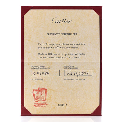 Cartier 18K Pink Gold 3.5mm LOVE Wedding Band Ring 54 6.75 6 of 6