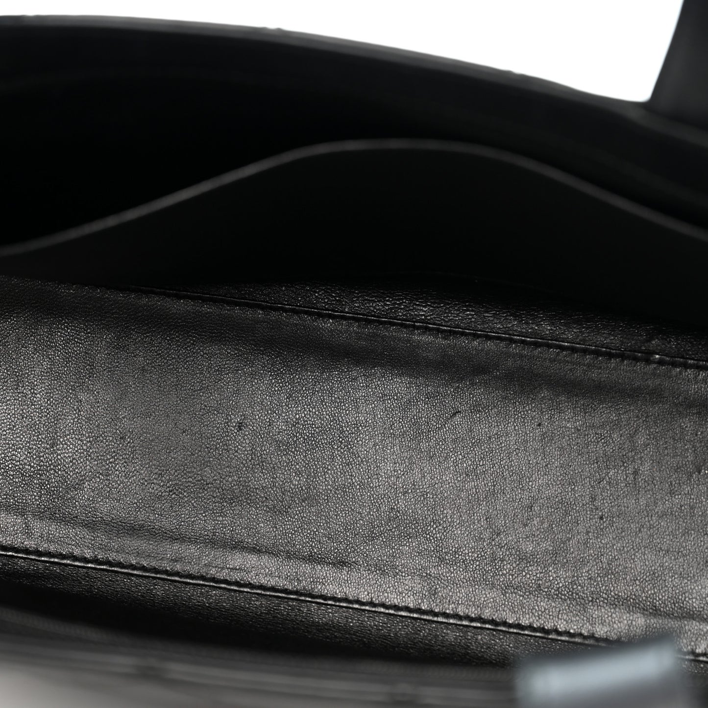 Lambskin Quilted Shoulder Bag Black Black