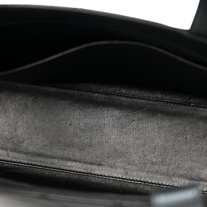Chanel Lambskin Quilted Shoulder Bag Black Black 6 of 14