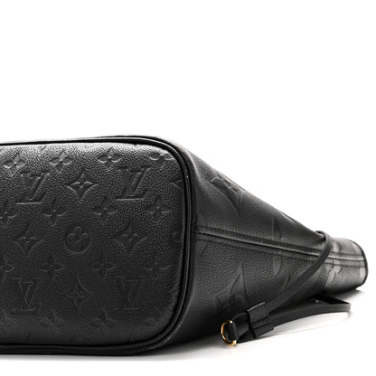 Louis Vuitton Empreinte Monogram Giant Neverfull MM Black 9 of 10