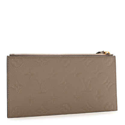 Louis Vuitton Empreinte Felicie Chain Wallet Zippered Insert Tourterelle 3 of 7