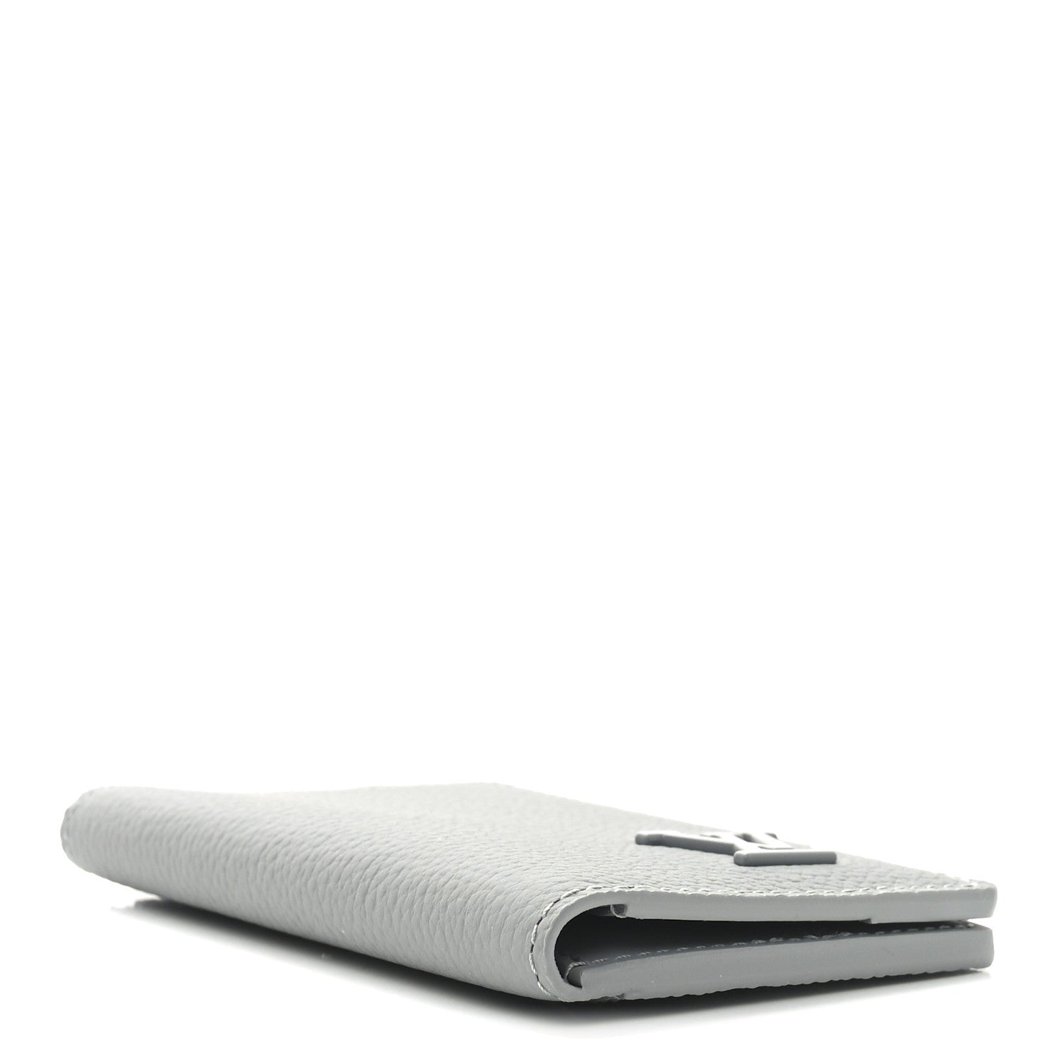 Louis Vuitton Grained Calfskin Aerogram Pocket Organizer Gray 4 of 6