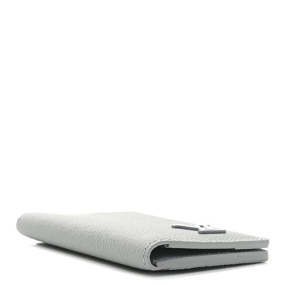 Louis Vuitton Grained Calfskin Aerogram Pocket Organizer Gray 4 of 6