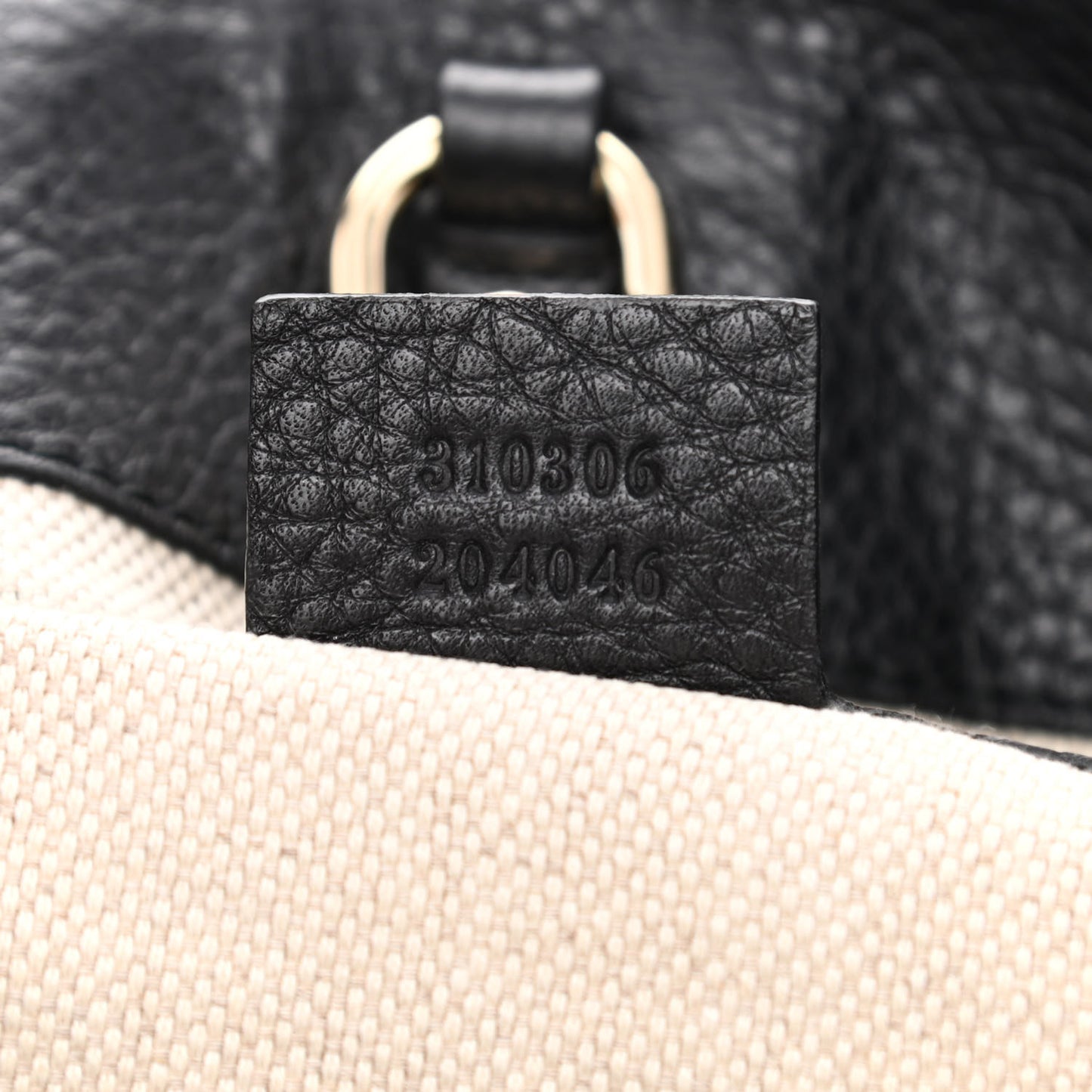 Pebbled Calfskin Large Soho Chain Shoulder Bag Black