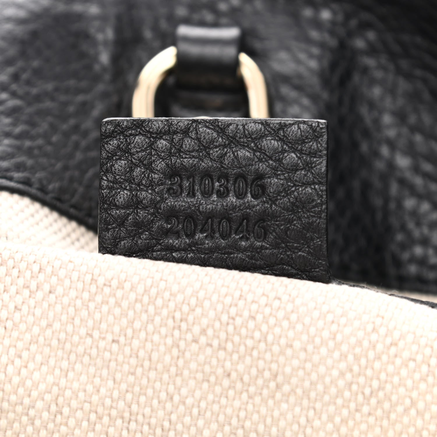 Gucci Pebbled Calfskin Large Soho Chain Shoulder Bag Black 7 of 15