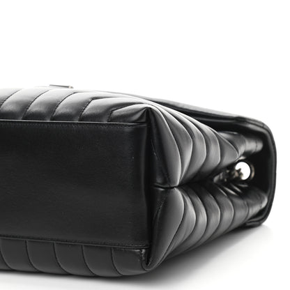 Saint Laurent Calfskin Y Quilted Monogram Medium Loulou Chain Satchel Black 11 of 11