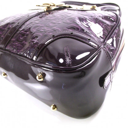 Gucci Patent Glam Boston Tote Bag Purple 6 of 11