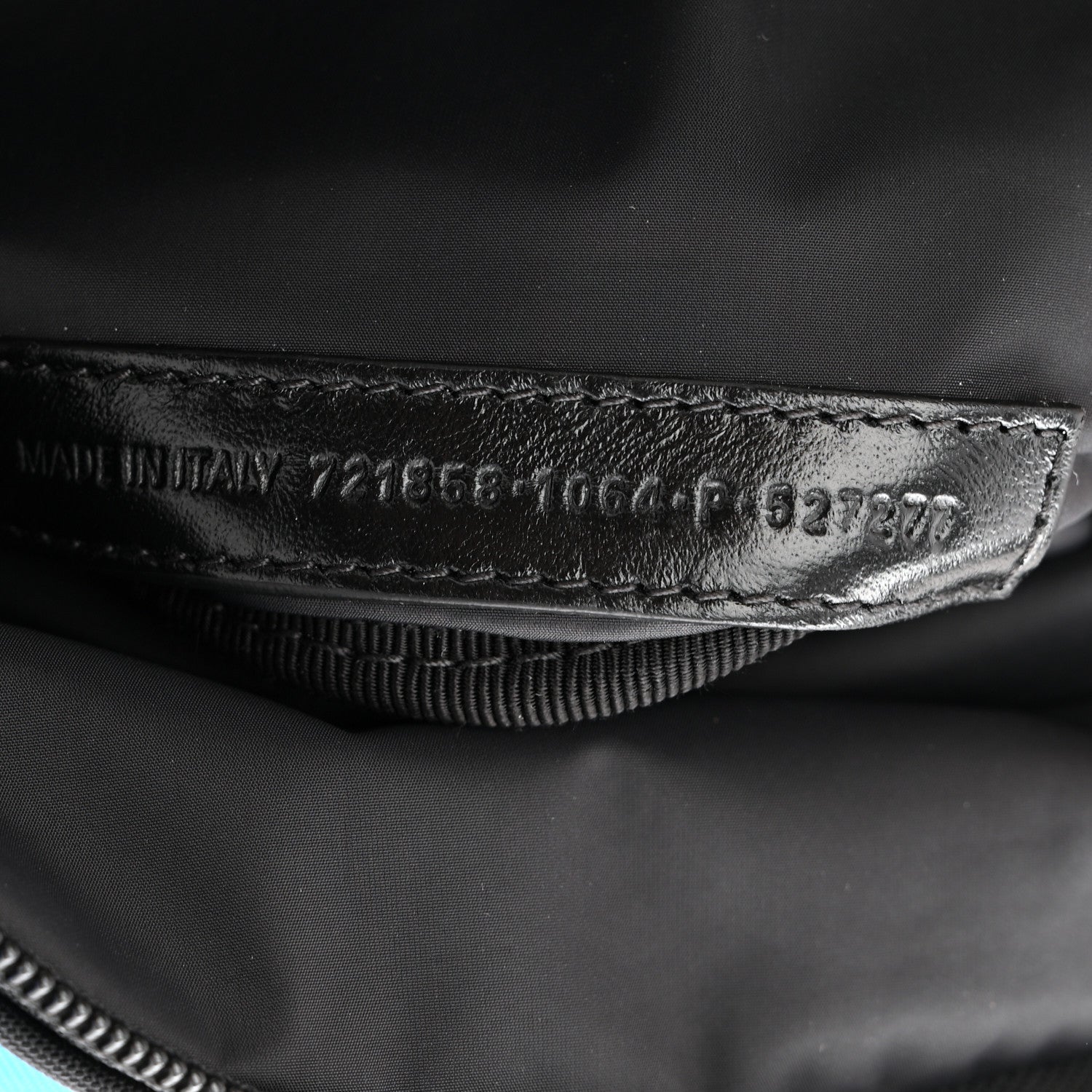 Balenciaga X ADIDAS Nylon Belt Bag Black Blue 7 of 11