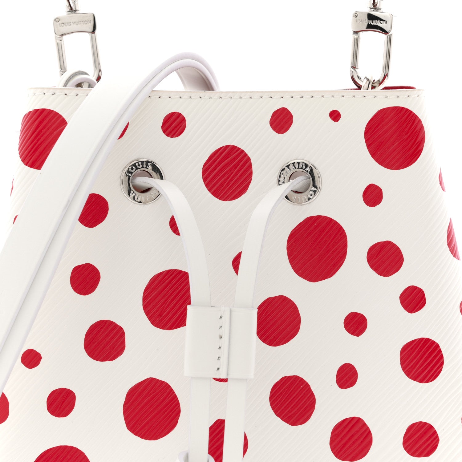 Louis Vuitton LV X YK Epi Neonoe BB Red White 7 of 9