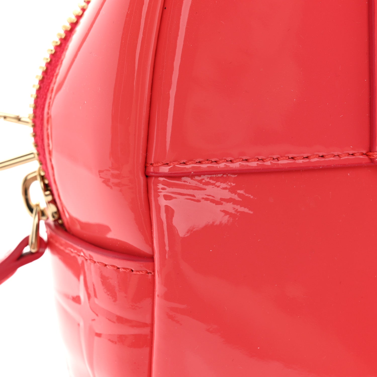 MCM Diamond Patent Stark Bebe Boo Backpack Teaberry 10 of 10