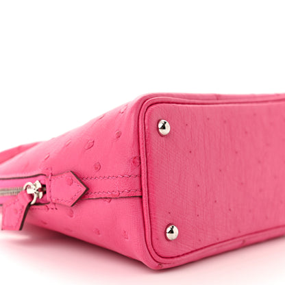 Hermes Ostrich Bolide Mini 1923 Rose Tyrien 8 of 9