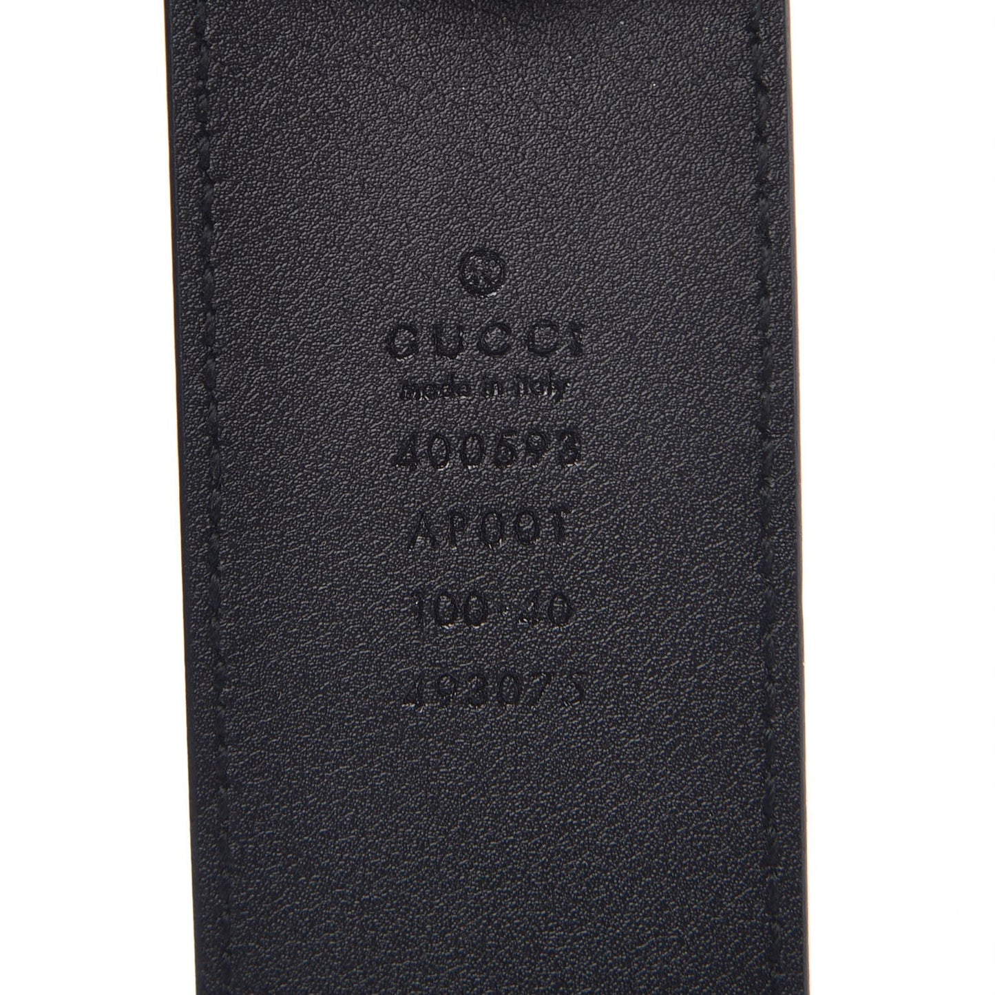Calfskin Double G 40mm Belt 100 40 Black