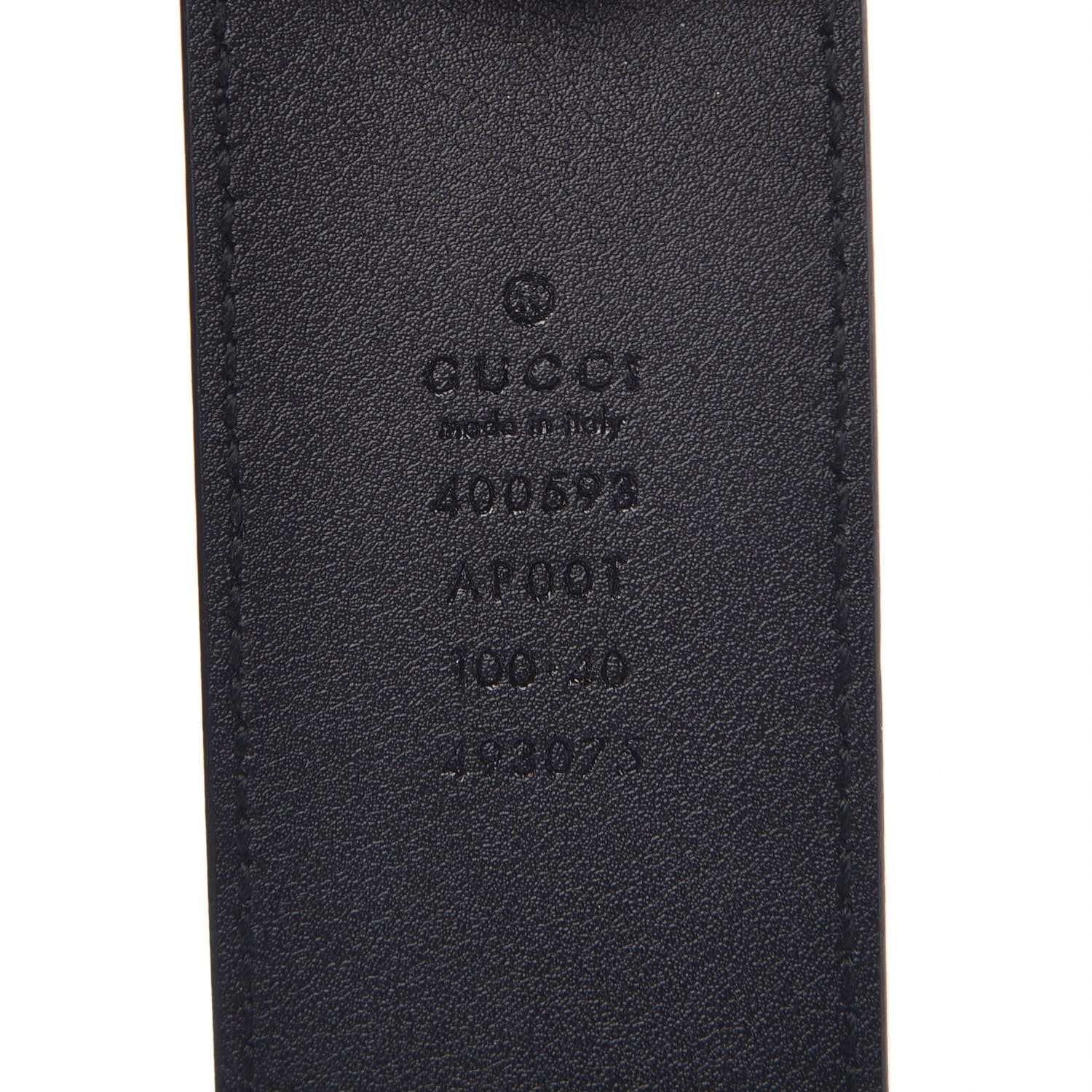 Gucci Calfskin Double G 40mm Belt 100 40 Black 4 of 6