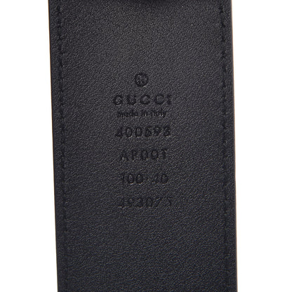 Gucci Calfskin Double G 40mm Belt 100 40 Black 4 of 6
