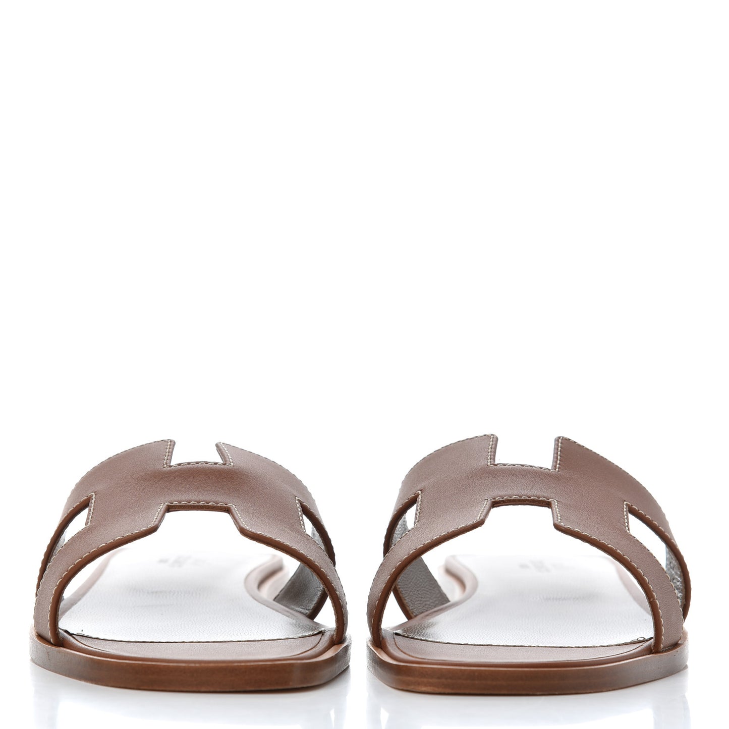 Box Calfskin Oran Sandals 37 Gold