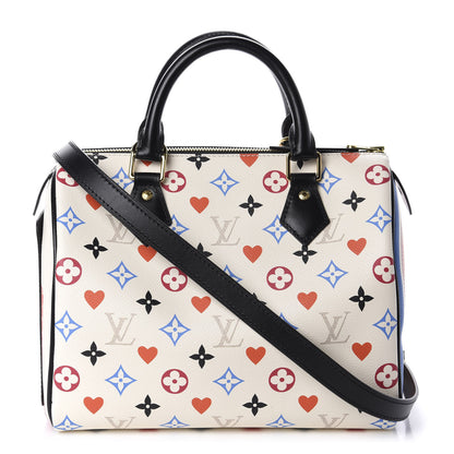 Louis Vuitton Game On Speedy Bandouliere 25 White 1 of 11
