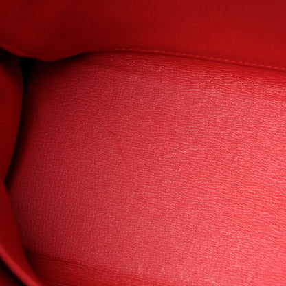 Hermes Taurillon Clemence Kelly Retourne 28 Rouge Pivoine 12 of 17