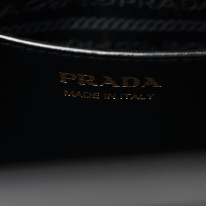 Prada Saffiano City Calfskin Small Esplanade Tote Fuoco Black 6 of 10