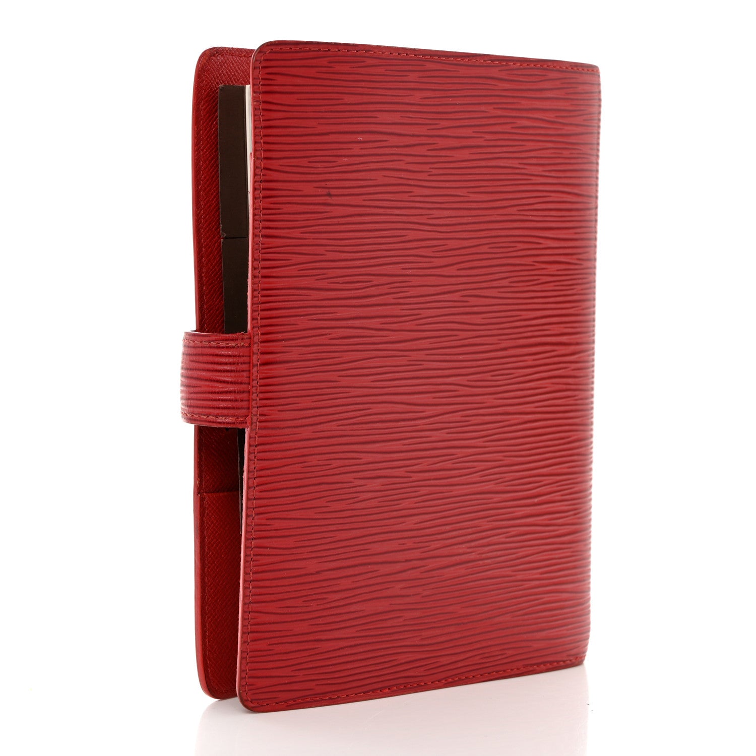 Louis Vuitton Epi Medium Ring Agenda Cover Rouge 2 of 8