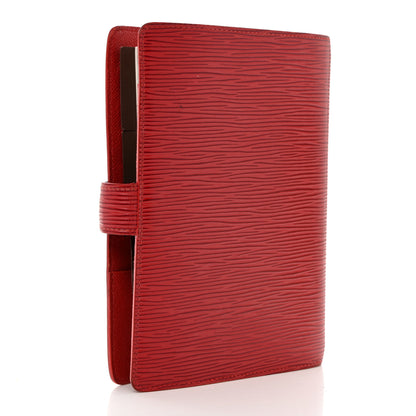 Louis Vuitton Epi Medium Ring Agenda Cover Rouge 2 of 8