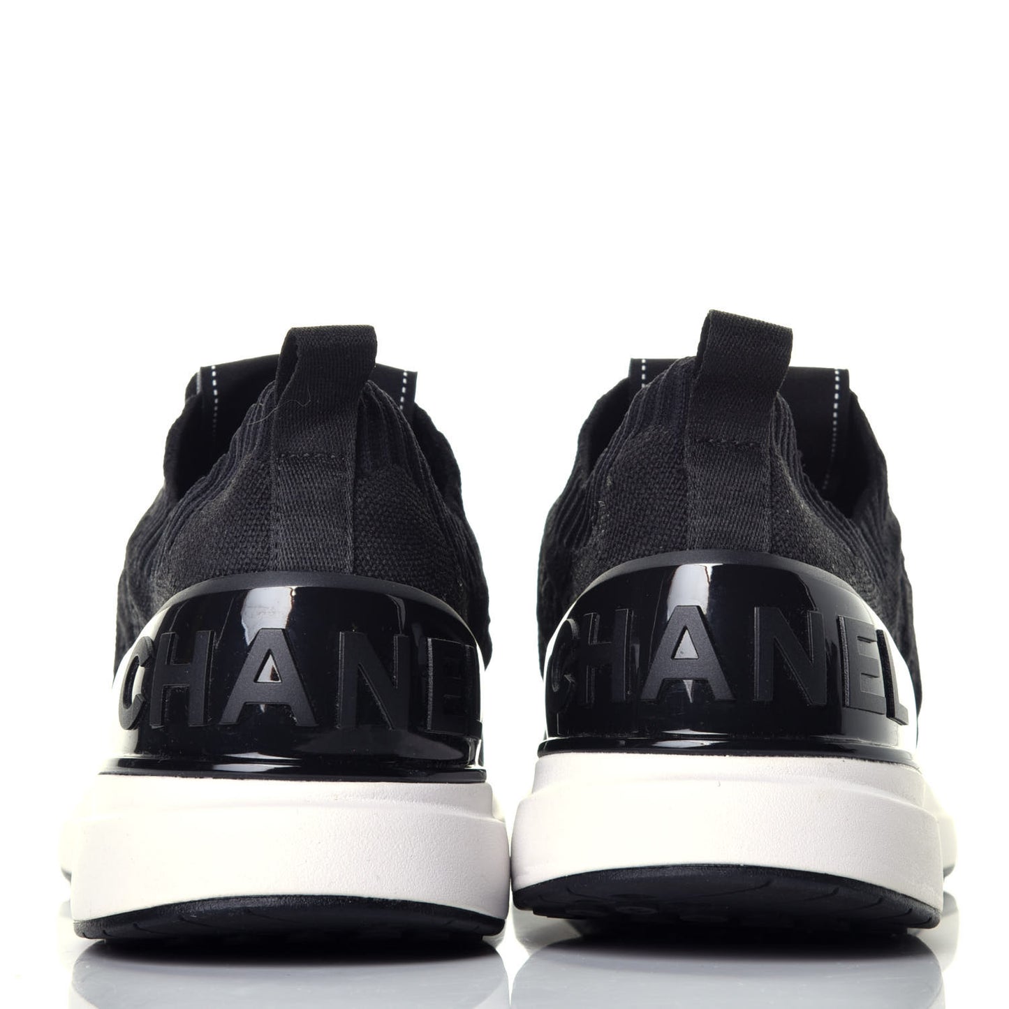 Fabric Logo Sneakers 39 Black