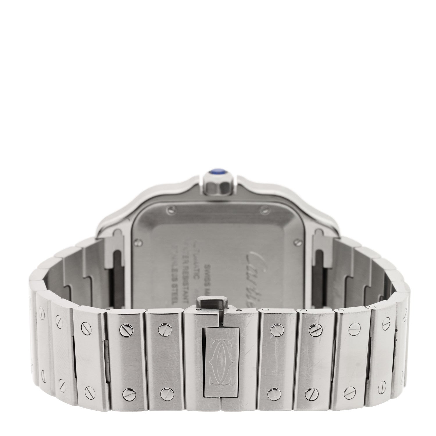 Cartier Stainless Steel 39.8mm Santos De Cartier Automatic Watch 3 of 6