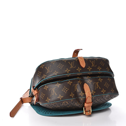Louis Vuitton Monogram SC Flore Saumur Teal 4 of 11