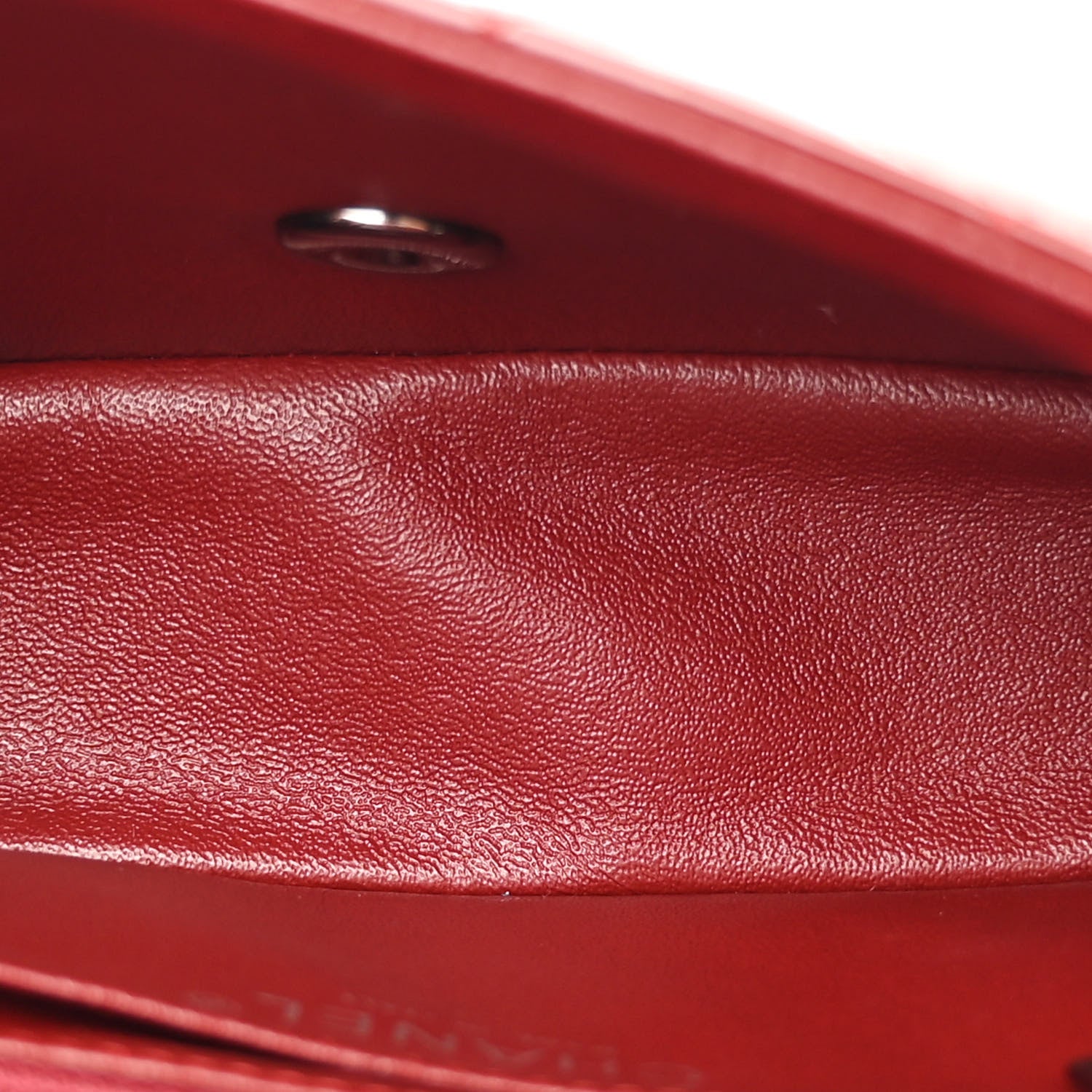 Chanel Patent Calfskin Quilted Mini Rectangular Flap Dark Red 5 of 14