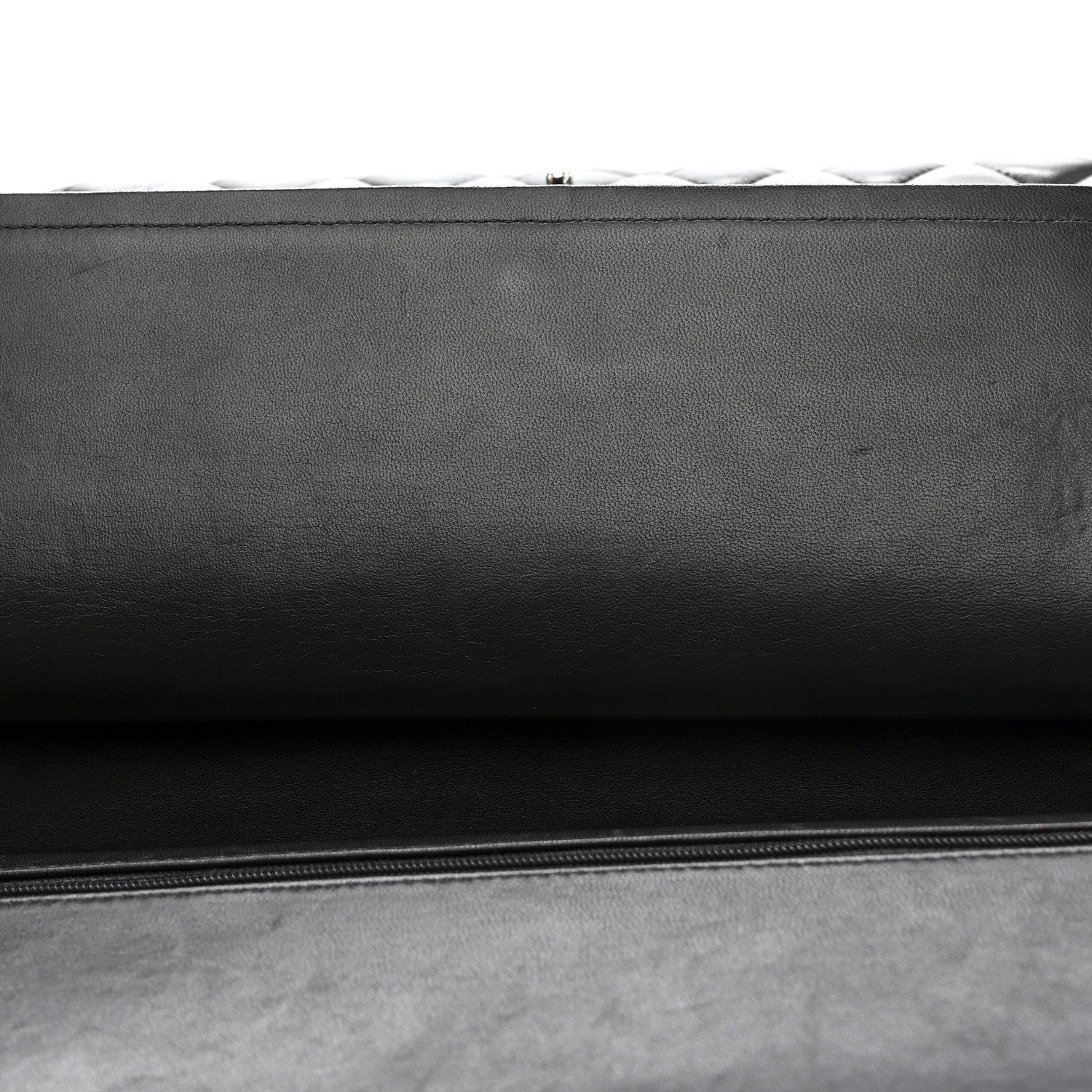 Chanel Lambskin Quilted Jumbo Double Flap Black 12 of 16