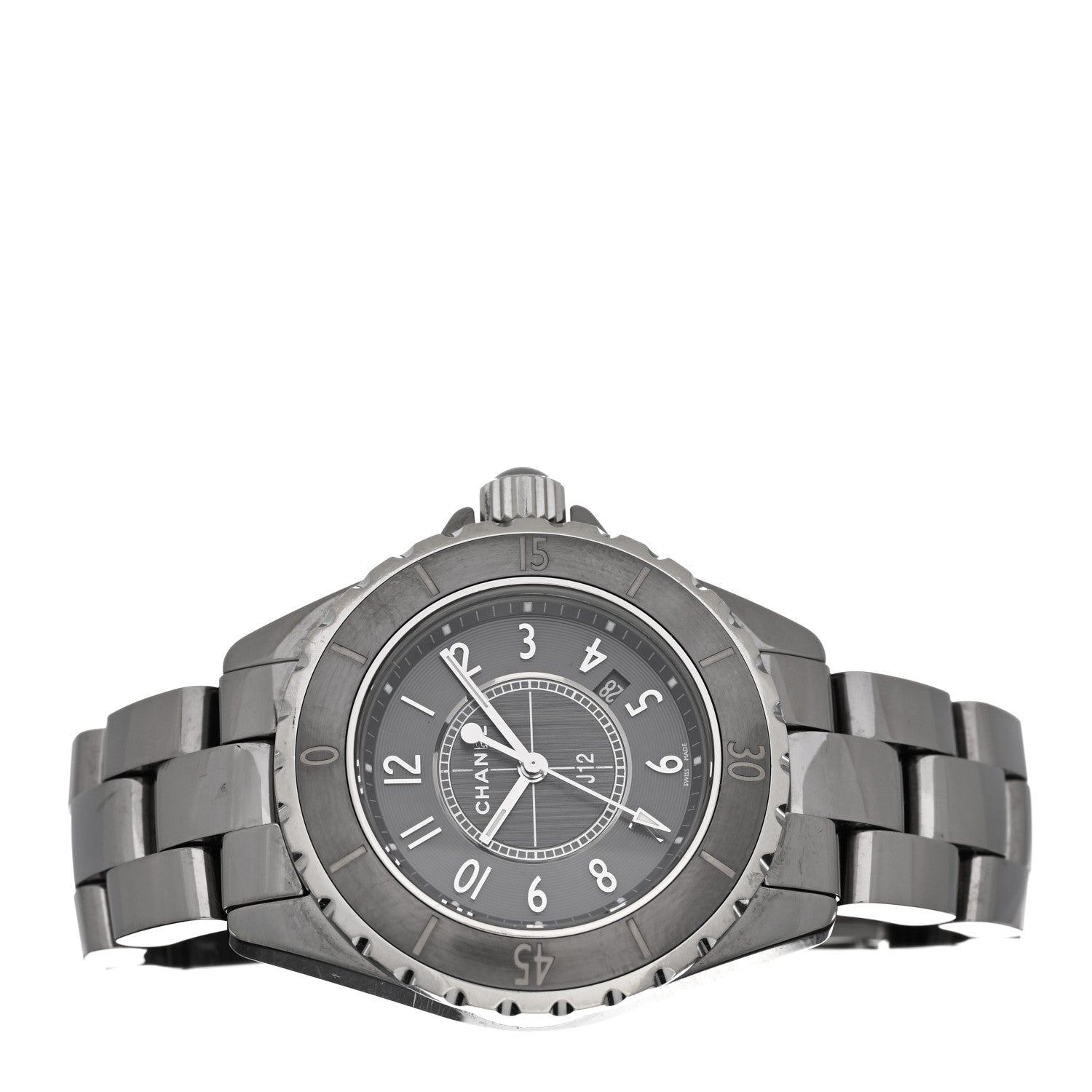 Chanel Titanium Ceramic 33mm J12 Chromatic Quartz Watch 2 of 4