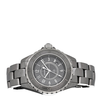 Chanel Titanium Ceramic 33mm J12 Chromatic Quartz Watch 2 of 4