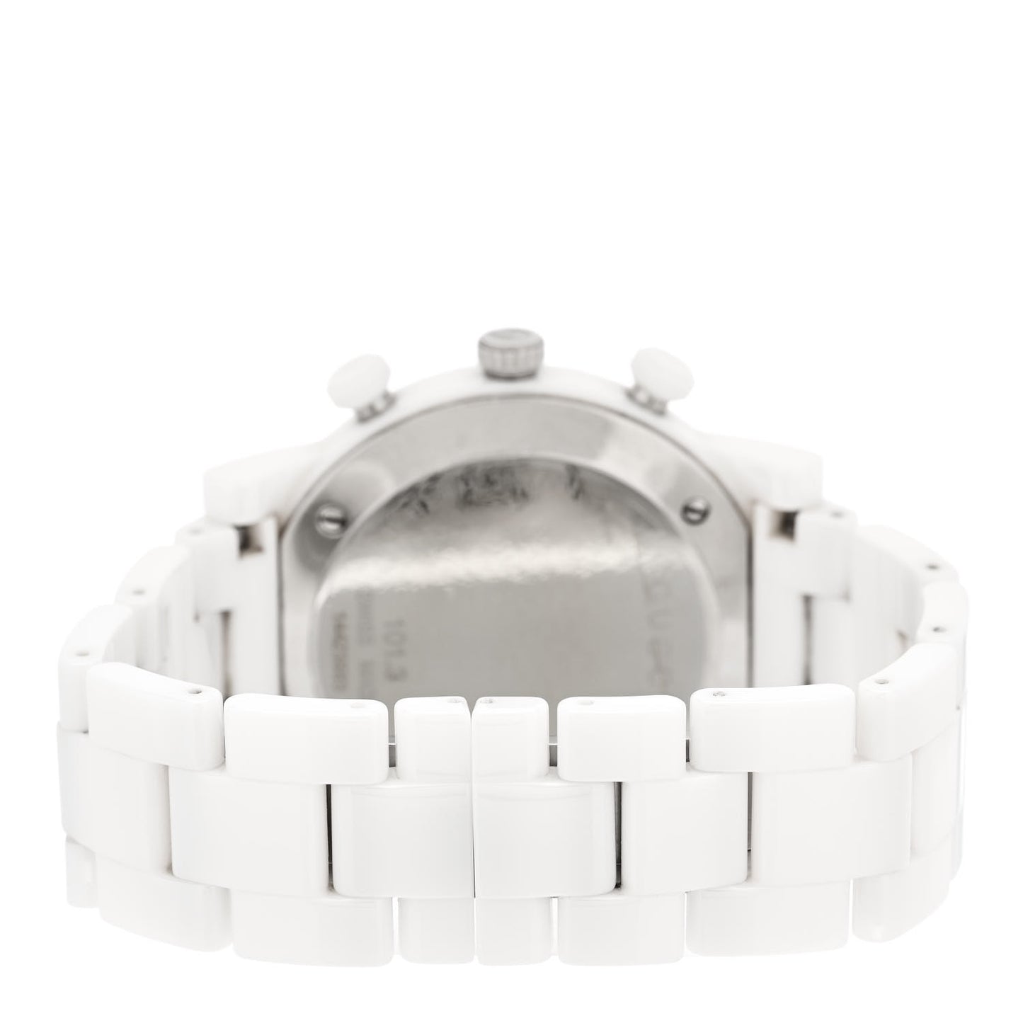 Stainless Steel Ceramic 38mm G-Chrono Chronograph Quartz Watch White