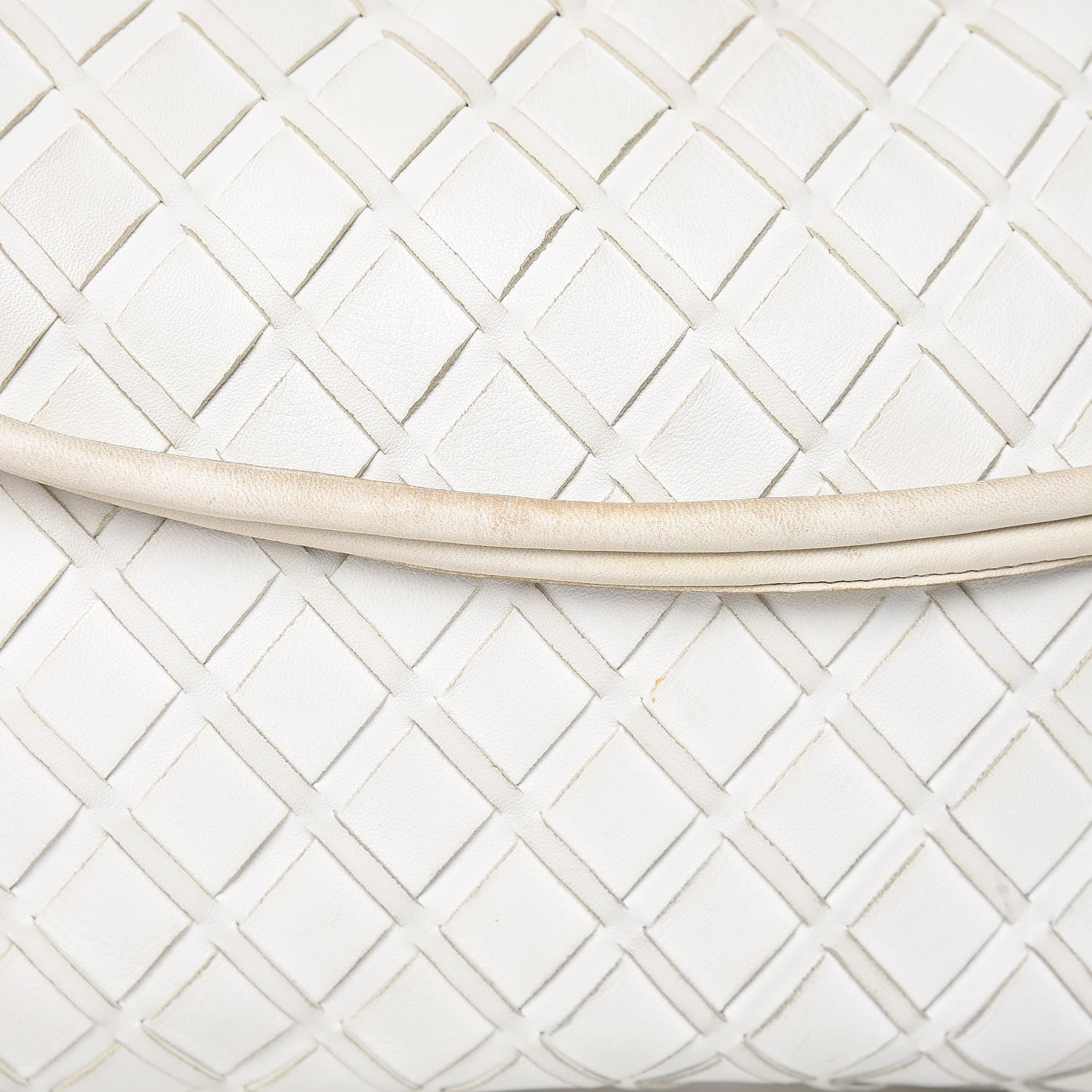 Chanel Lambskin Woven Medium Ultimate Soft Sombrero Hobo White 11 of 20