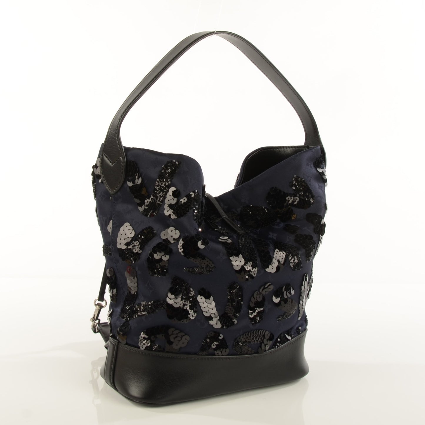 Monogram Jacquard Sequin NN14 Spotlight GM Navy