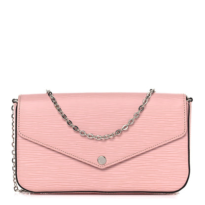 Louis Vuitton Epi Pochette Felicie Rose Ballerine 3 of 20