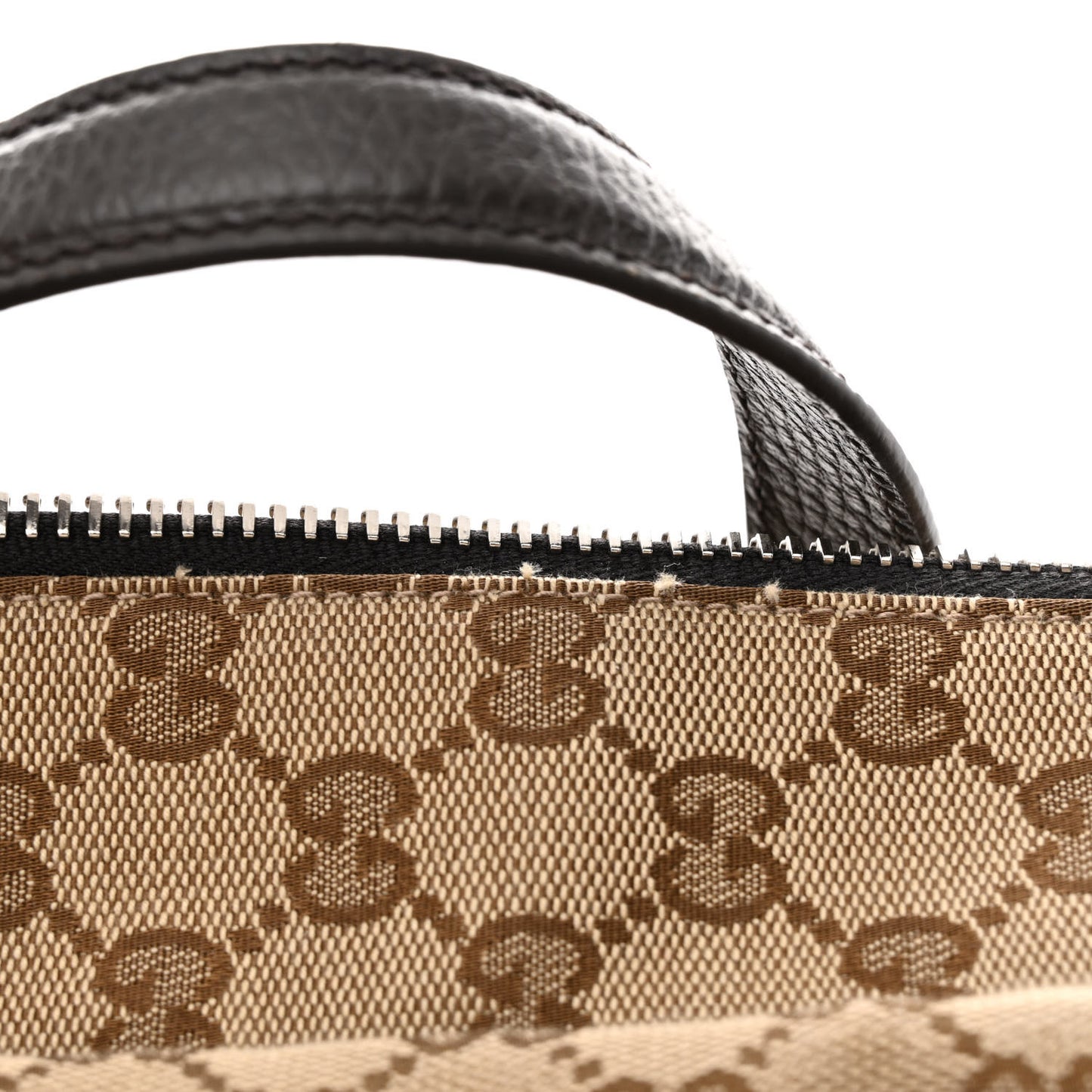 Monogram Dollar Calfskin Boston Duffle Bag Beige Ebony Testa di Moro Marrone Scuro